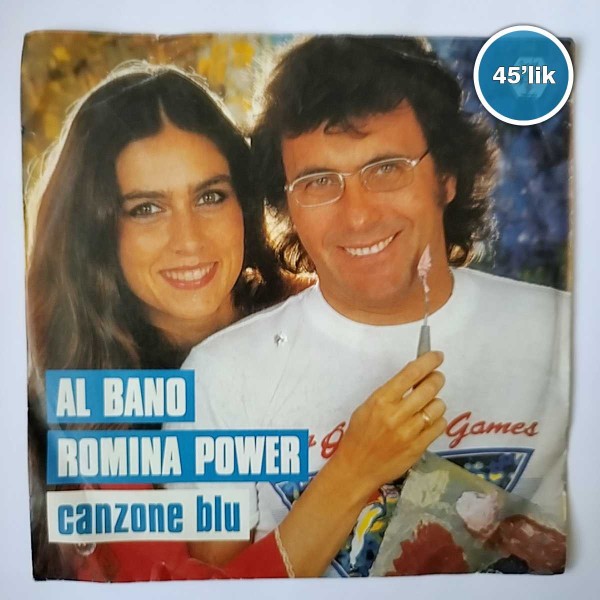AL BANO ROMINA POWER - Canzone Blu - Grazie - 45lik Plak 49 AL BANO ROMINA POWER – Canzone Blu – Grazie – 45lik Plak