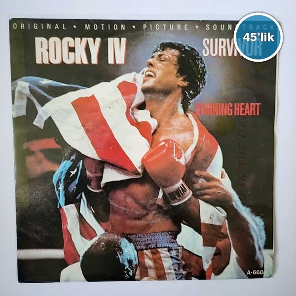 ROCKY IV – Survivor – Feels Like Love – 45lik Plak - Sahhaf.Net
