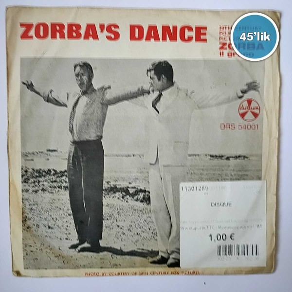 ZORBAS DANCE - Zorbas Dance - L Isola Del Sole - 45lik Plak 46 ZORBAS DANCE – Zorbas Dance – L Isola Del Sole – 45lik Plak