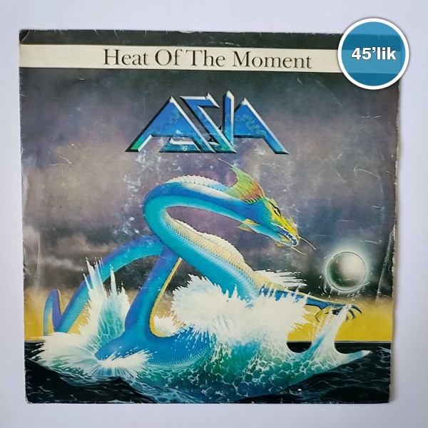 ASIA - Heat Of The Moment - Ride Easy - 45lik Plak 50 ASIA – Heat Of The Moment – Ride Easy – 45lik Plak