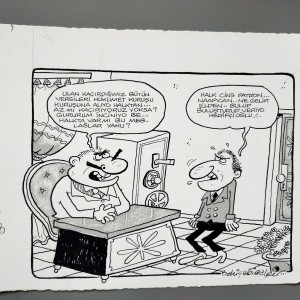 YOLSUZLUK KONULU ORİJİNAL KARİKATÜR