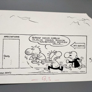 HASTANE KONULU ORİJİNAL KARİKATÜR