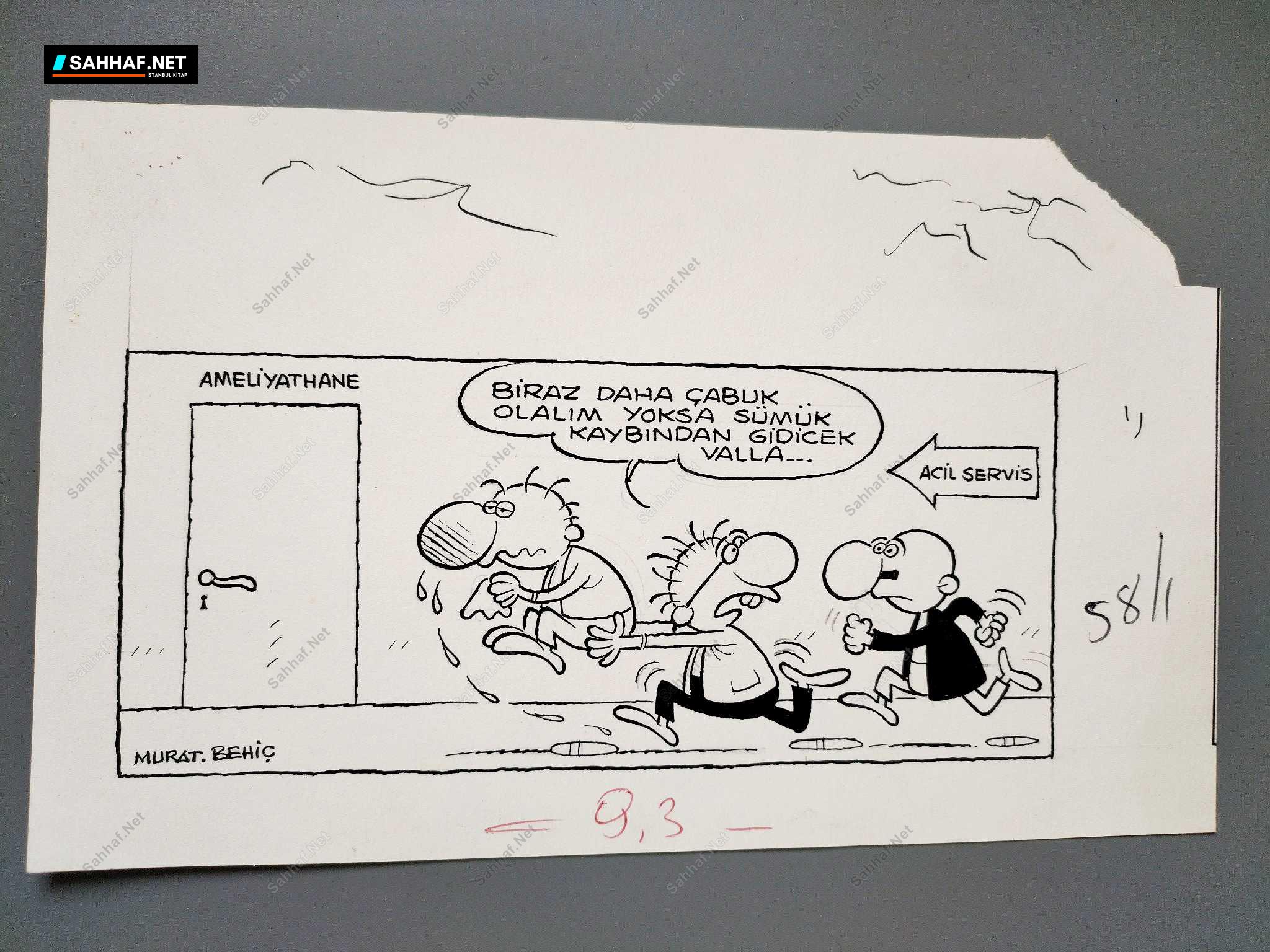 HASTANE KONULU ORİJİNAL KARİKATÜR 1 HASTANE KONULU ORİJİNAL KARİKATÜR