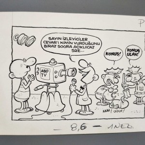 MEDYA KONULU ORİJİNAL KARİKATÜR
