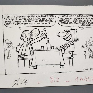 SARHOŞLUK KONULU ORİJİNAL KARİKATÜR