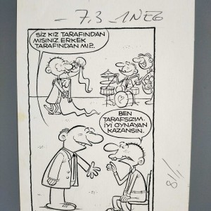 DÜĞÜN KONULU ORİJİNAL KARİKATÜR