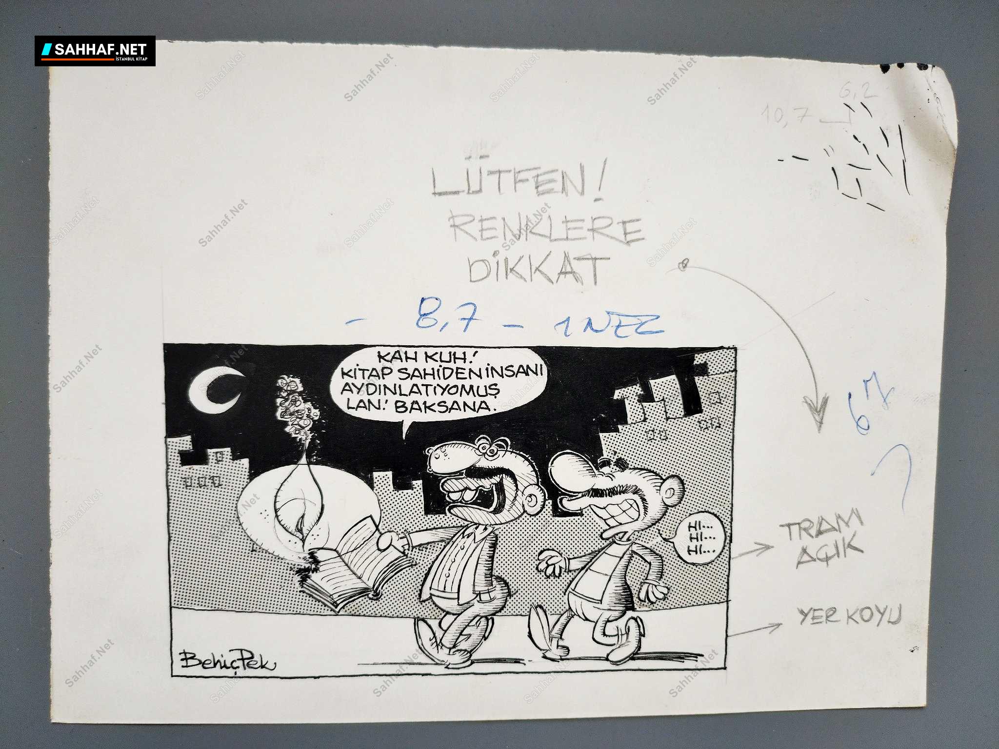 CEHALET KONULU ORİJİNAL KARİKATÜR 1 CEHALET KONULU ORİJİNAL KARİKATÜR