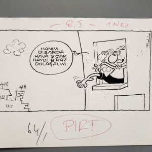 ÖLÇÜM KONULU ORİJİNAL KARİKATÜR