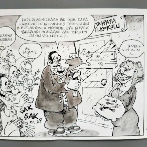 ENFLASYON, EĞİTİM KONULU ORİJİNAL KARİKATÜR