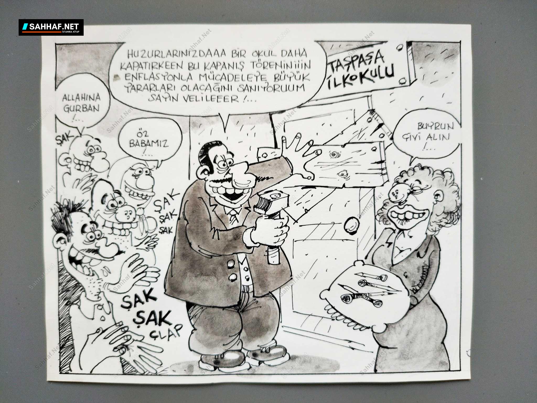 ENFLASYON, EĞİTİM KONULU ORİJİNAL KARİKATÜR 1 ENFLASYON, EĞİTİM KONULU ORİJİNAL KARİKATÜR