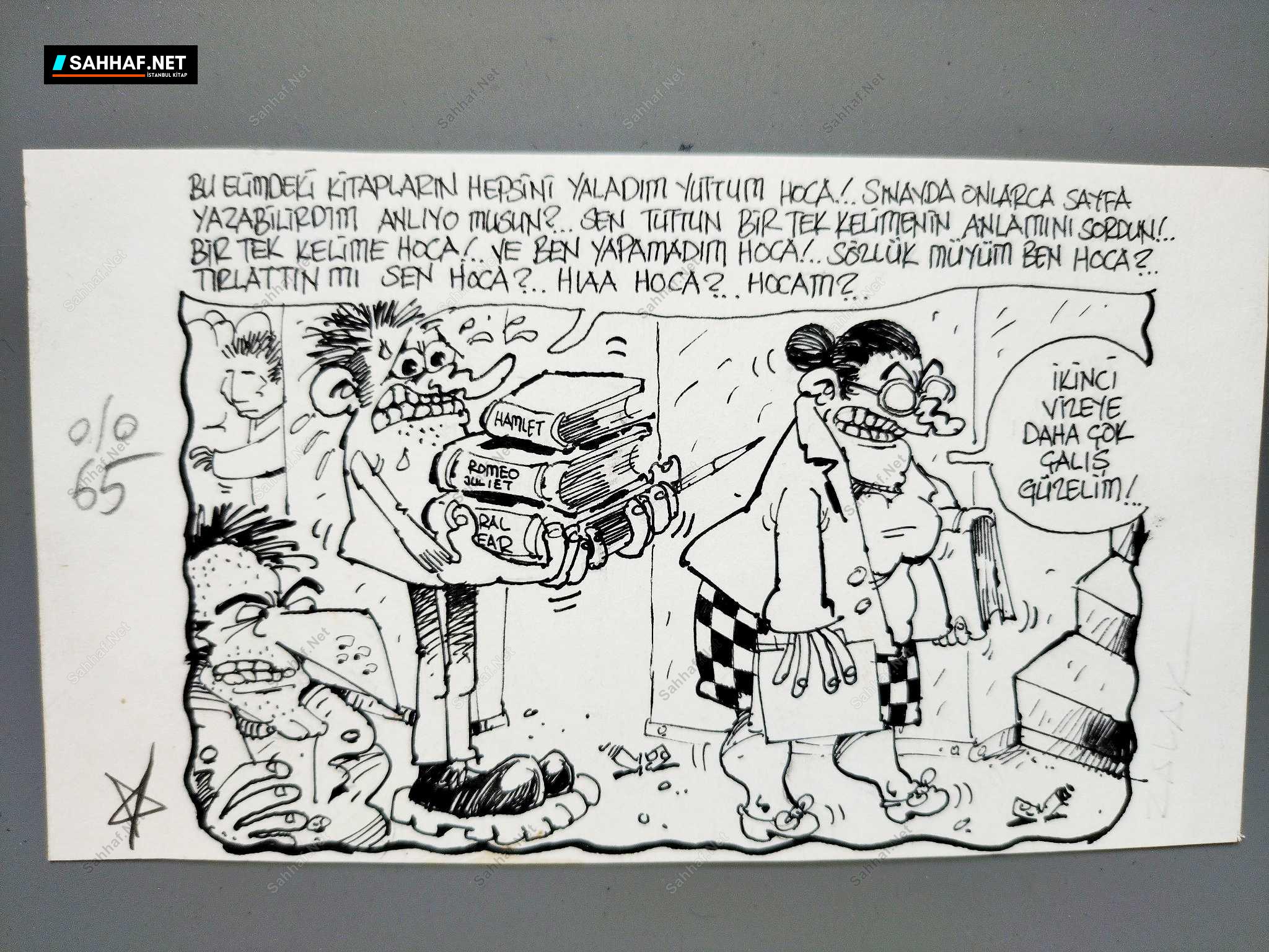 ÜNİVERSİTE KONULU ORİJİNAL KARİKATÜR 1 ÜNİVERSİTE KONULU ORİJİNAL KARİKATÜR