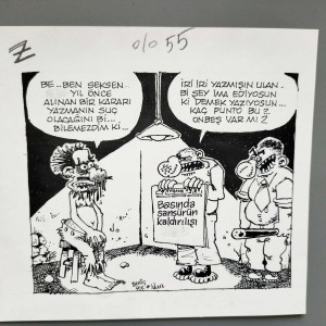 SANSÜR KONULU ORİJİNAL KARİKATÜR