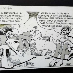 EĞİTİM KONULU ORİJİNAL KARİKATÜR
