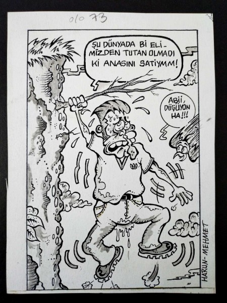 YALNIZLIK KONULU ORİJİNAL KARİKATÜR 45 YALNIZLIK KONULU ORİJİNAL KARİKATÜR