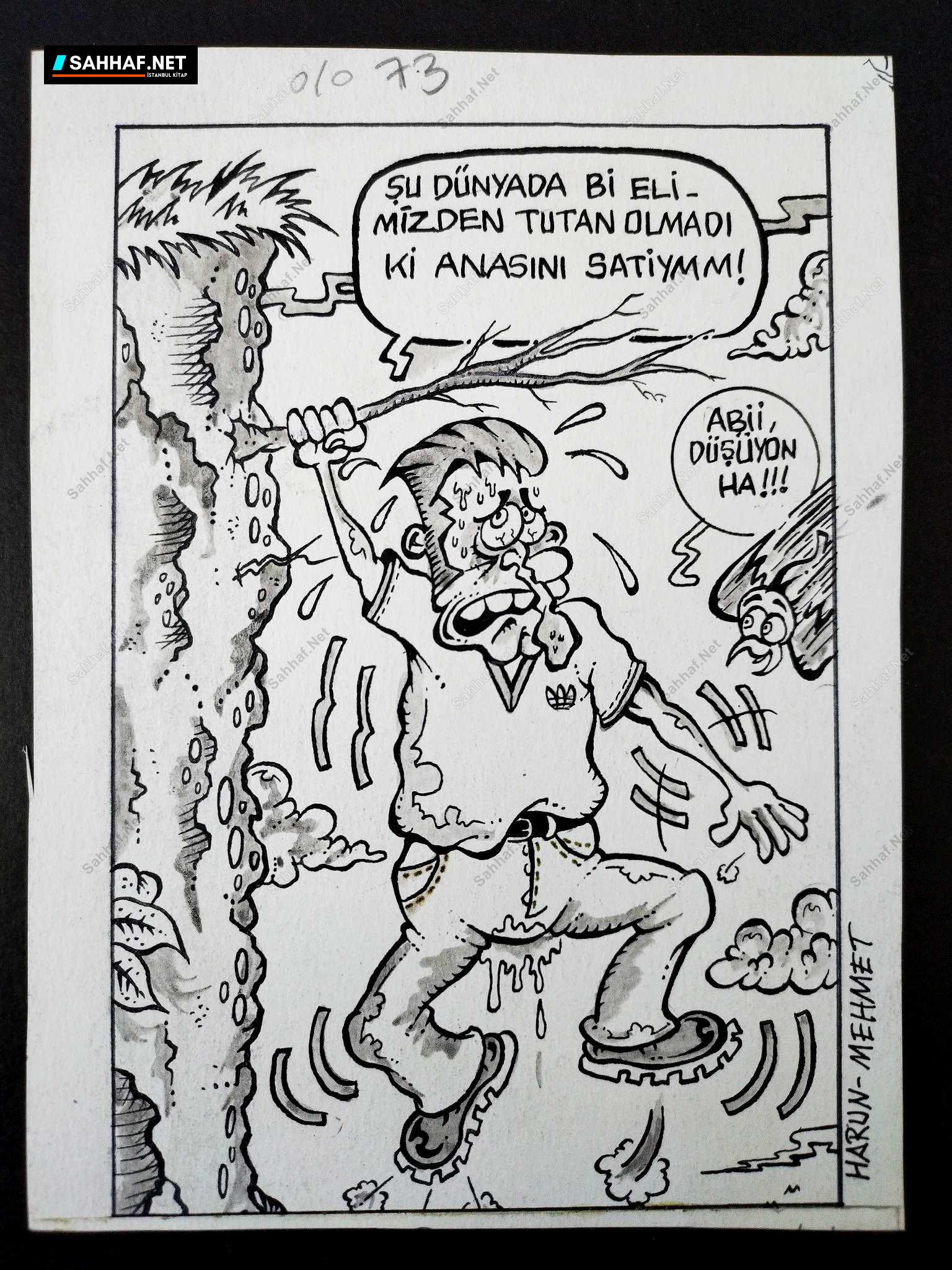 YALNIZLIK KONULU ORİJİNAL KARİKATÜR 1 YALNIZLIK KONULU ORİJİNAL KARİKATÜR