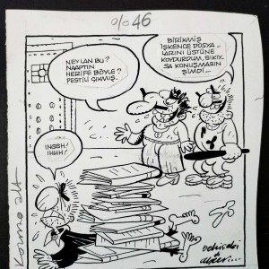 İŞKENCE KONULU ORİJİNAL KARİKATÜR