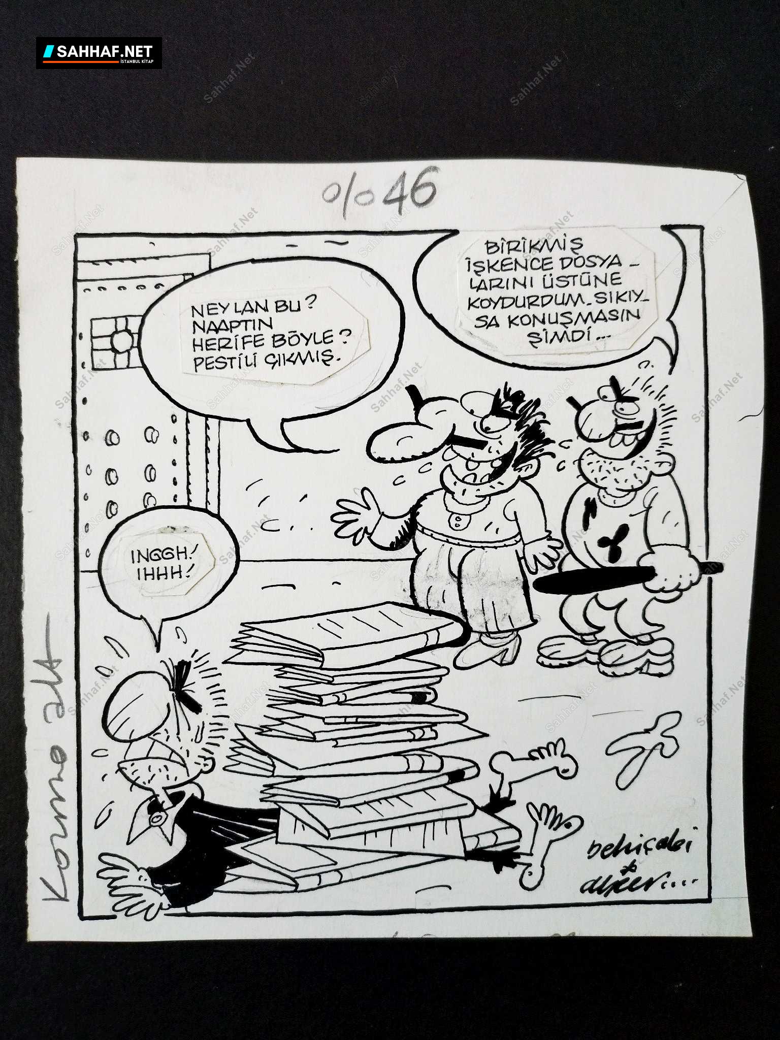 İŞKENCE KONULU ORİJİNAL KARİKATÜR 1 İŞKENCE KONULU ORİJİNAL KARİKATÜR