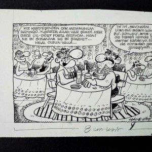AKRABALIK KONULU ORİJİNAL KARİKATÜR