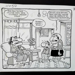 EĞİTİM KONULU ORİJİNAL KARİKATÜR