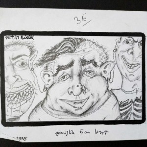 KONULU ORİJİNAL KARİKATÜR