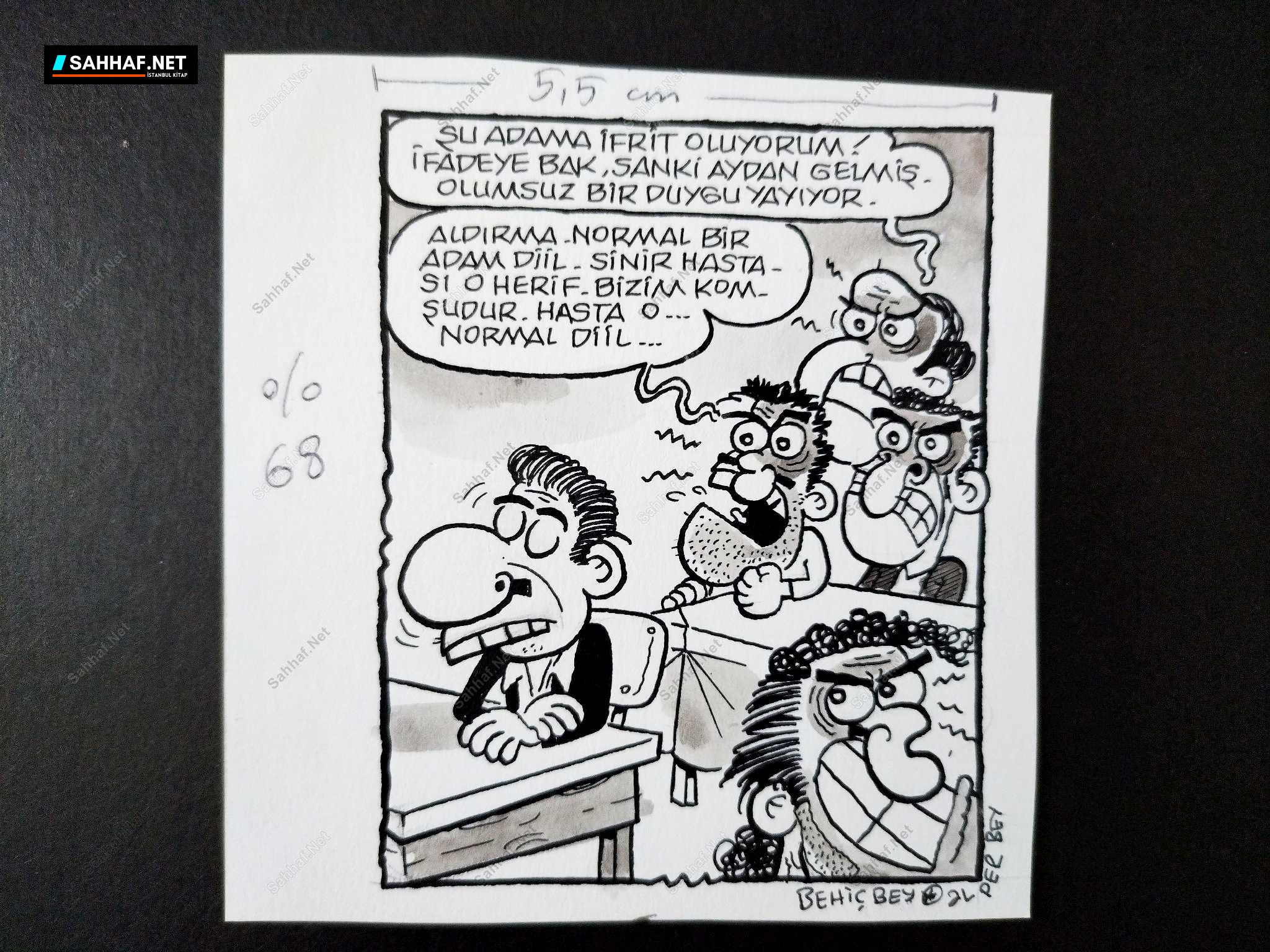 AYKIRI TİP KONULU ORİJİNAL KARİKATÜR 1 AYKIRI TİP KONULU ORİJİNAL KARİKATÜR