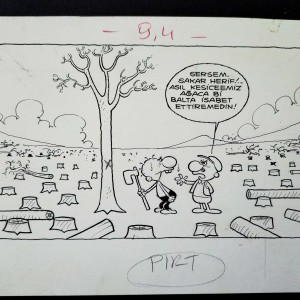 BECERİKSİZLİK KONULU ORİJİNAL KARİKATÜR