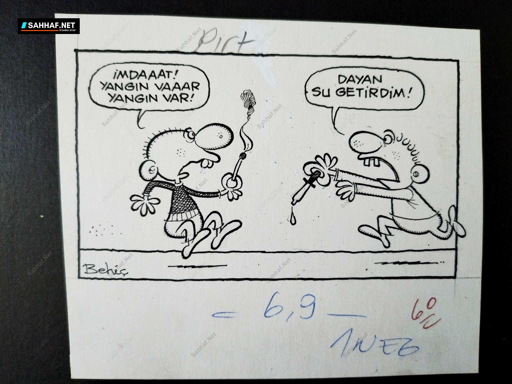 YANGIN KONULU ORİJİNAL KARİKATÜR 1 YANGIN KONULU ORİJİNAL KARİKATÜR