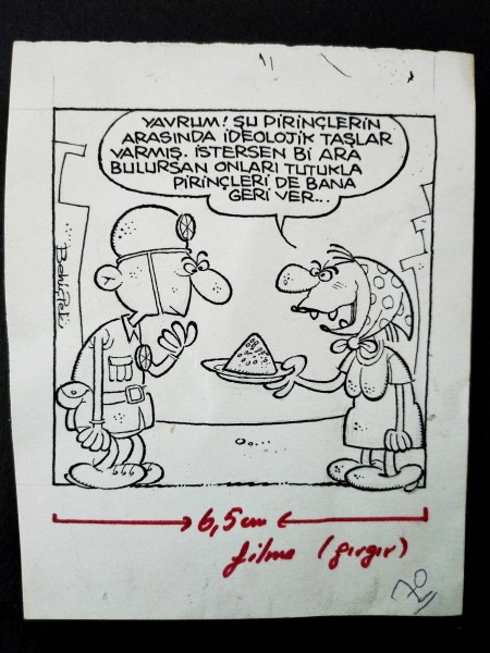 ASKER KONULU ORİJİNAL KARİKATÜR