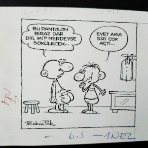 TERZİ KONULU ORİJİNAL KARİKATÜR