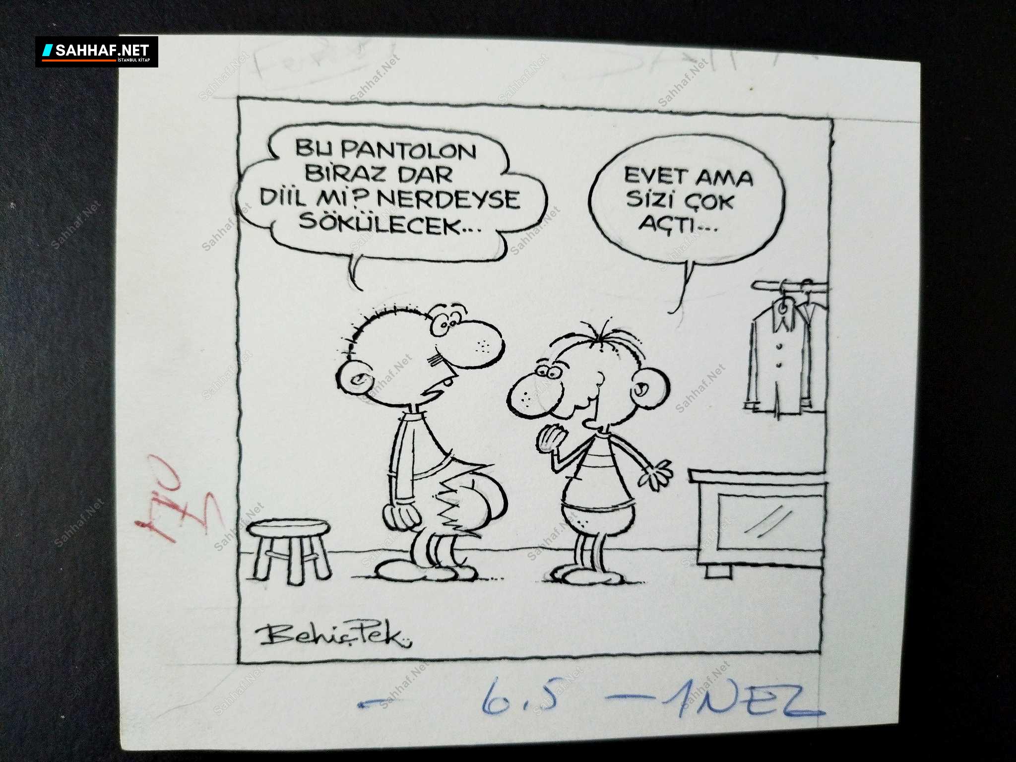 TERZİ KONULU ORİJİNAL KARİKATÜR 1 TERZİ KONULU ORİJİNAL KARİKATÜR