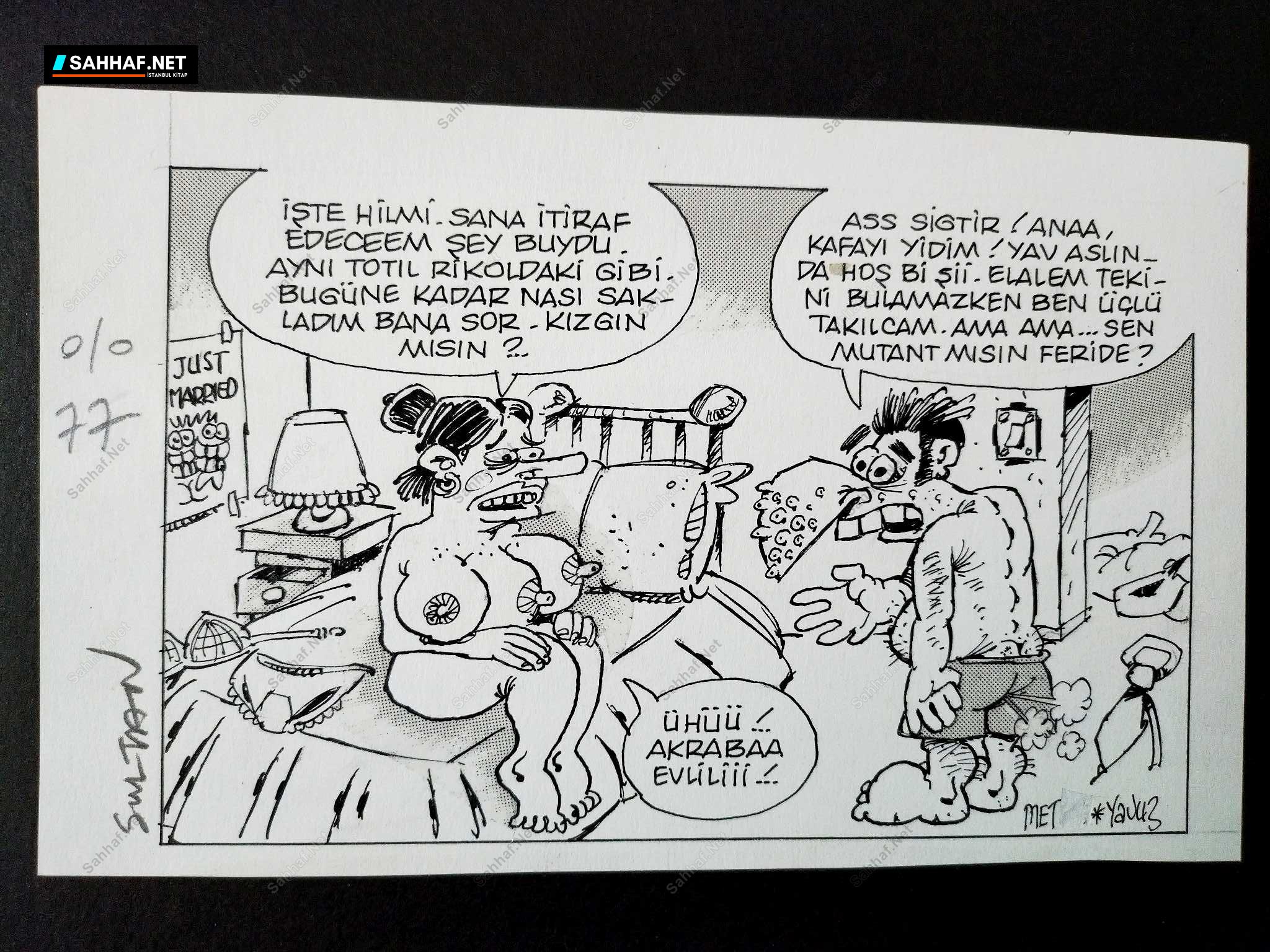 EVLİLİK KONULU ORİJİNAL KARİKATÜR 1 EVLİLİK KONULU ORİJİNAL KARİKATÜR
