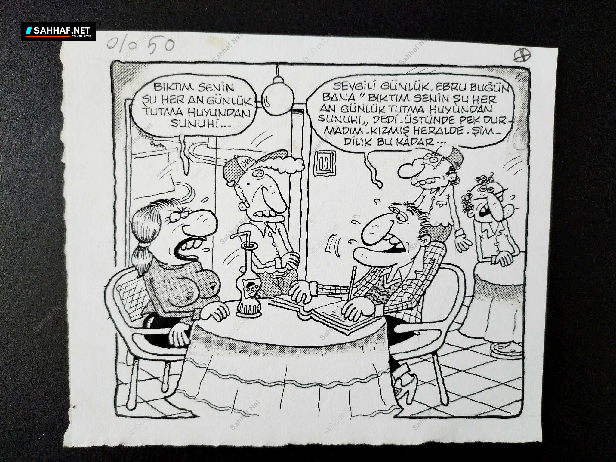 GÜNLÜK KONULU ORİJİNAL KARİKATÜR 1 GÜNLÜK KONULU ORİJİNAL KARİKATÜR