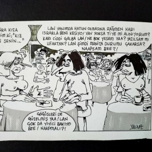 İLİŞKİLER KONULU ORİJİNAL KARİKATÜR