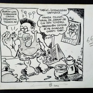 CİNSELLİK KONULU ORİJİNAL KARİKATÜR