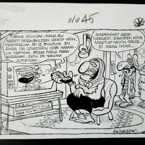 İŞ KONULU ORİJİNAL KARİKATÜR