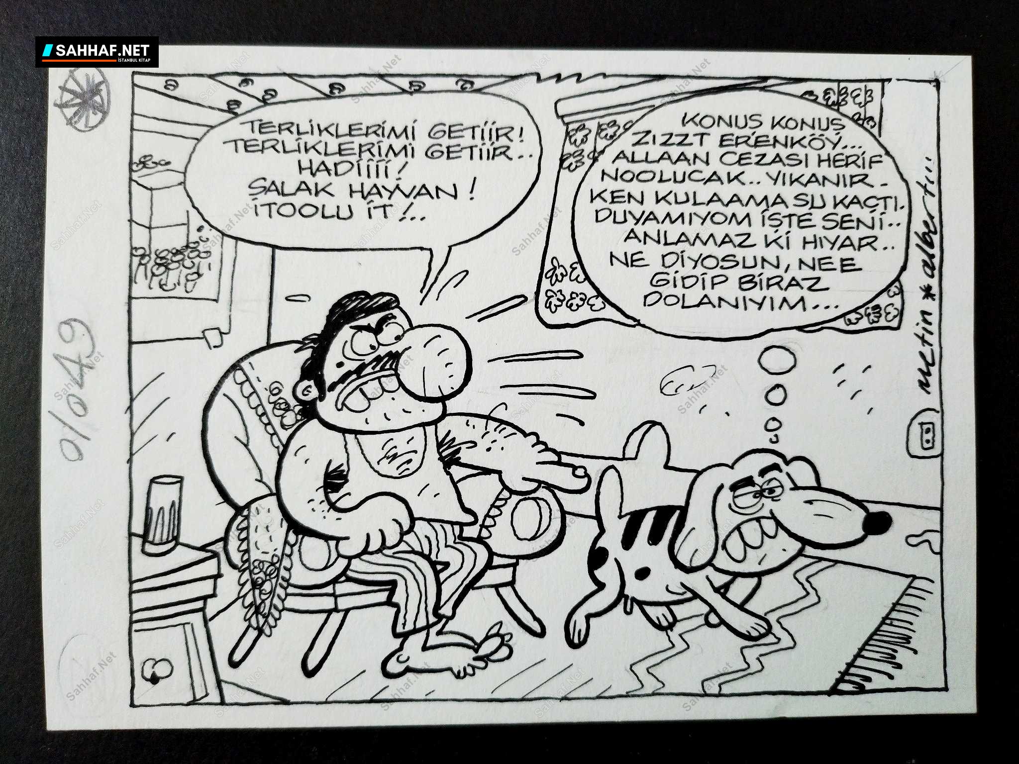 KÖPEK KONULU ORİJİNAL KARİKATÜR 1 KÖPEK KONULU ORİJİNAL KARİKATÜR