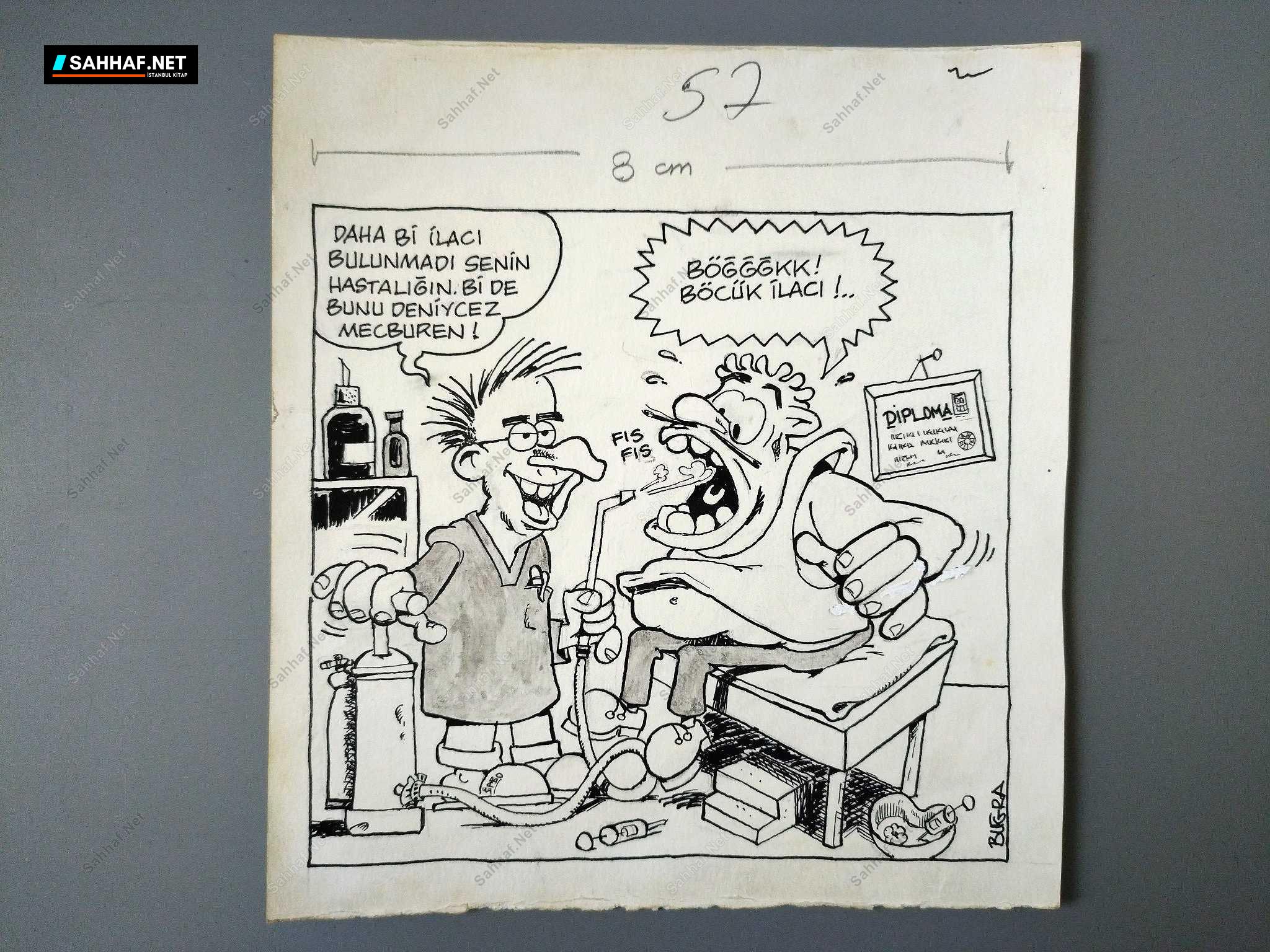 TEDAVİ, DOKTOR KONULU ORİJİNAL KARİKATÜR 1 TEDAVİ, DOKTOR KONULU ORİJİNAL KARİKATÜR