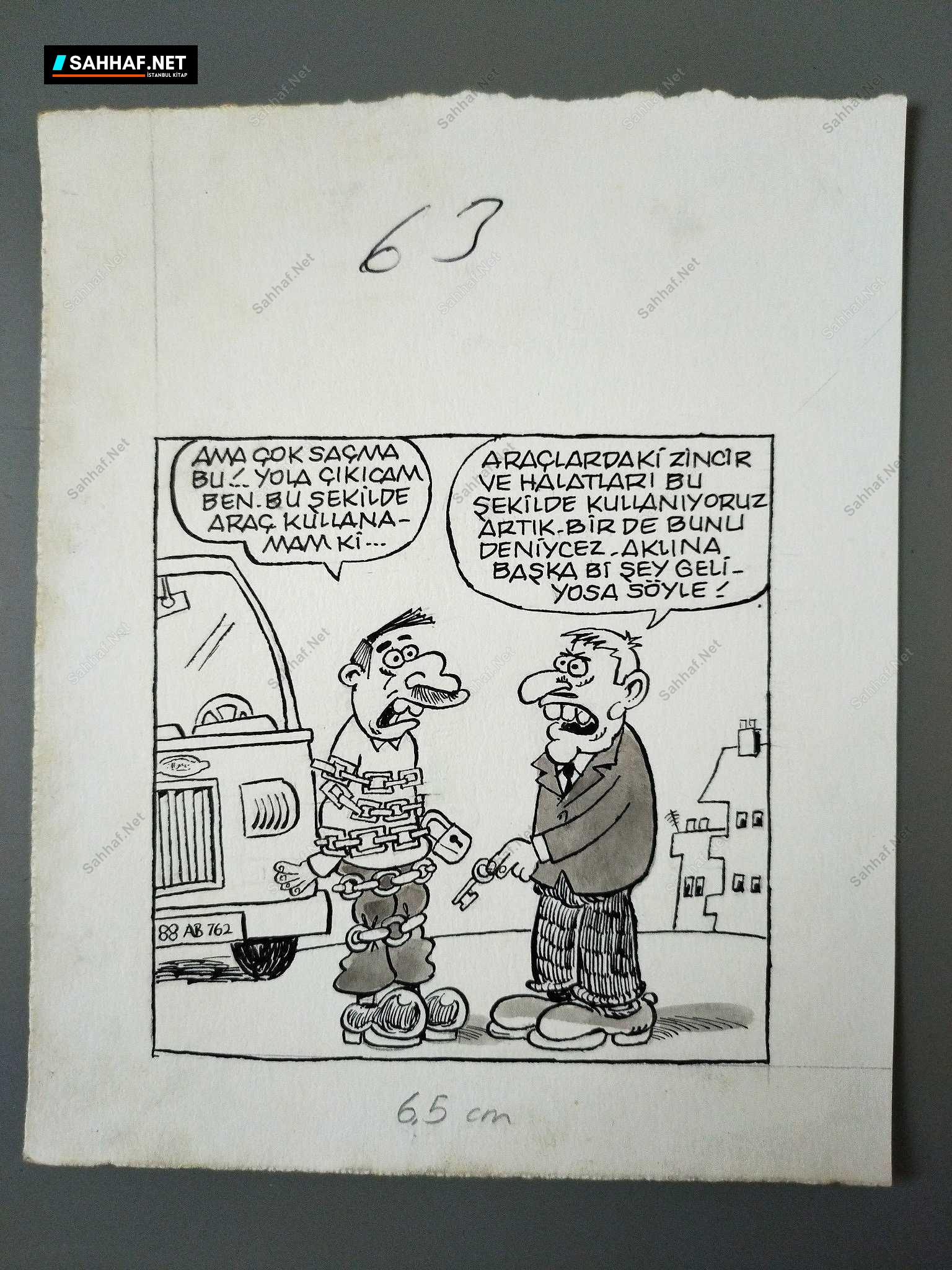 TRAFİK, ÖNLEM KONULU ORİJİNAL KARİKATÜR 1 TRAFİK, ÖNLEM KONULU ORİJİNAL KARİKATÜR