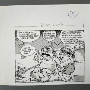 CİNSELLİK, AKRABALIK KONULU ORİJİNAL KARİKATÜR