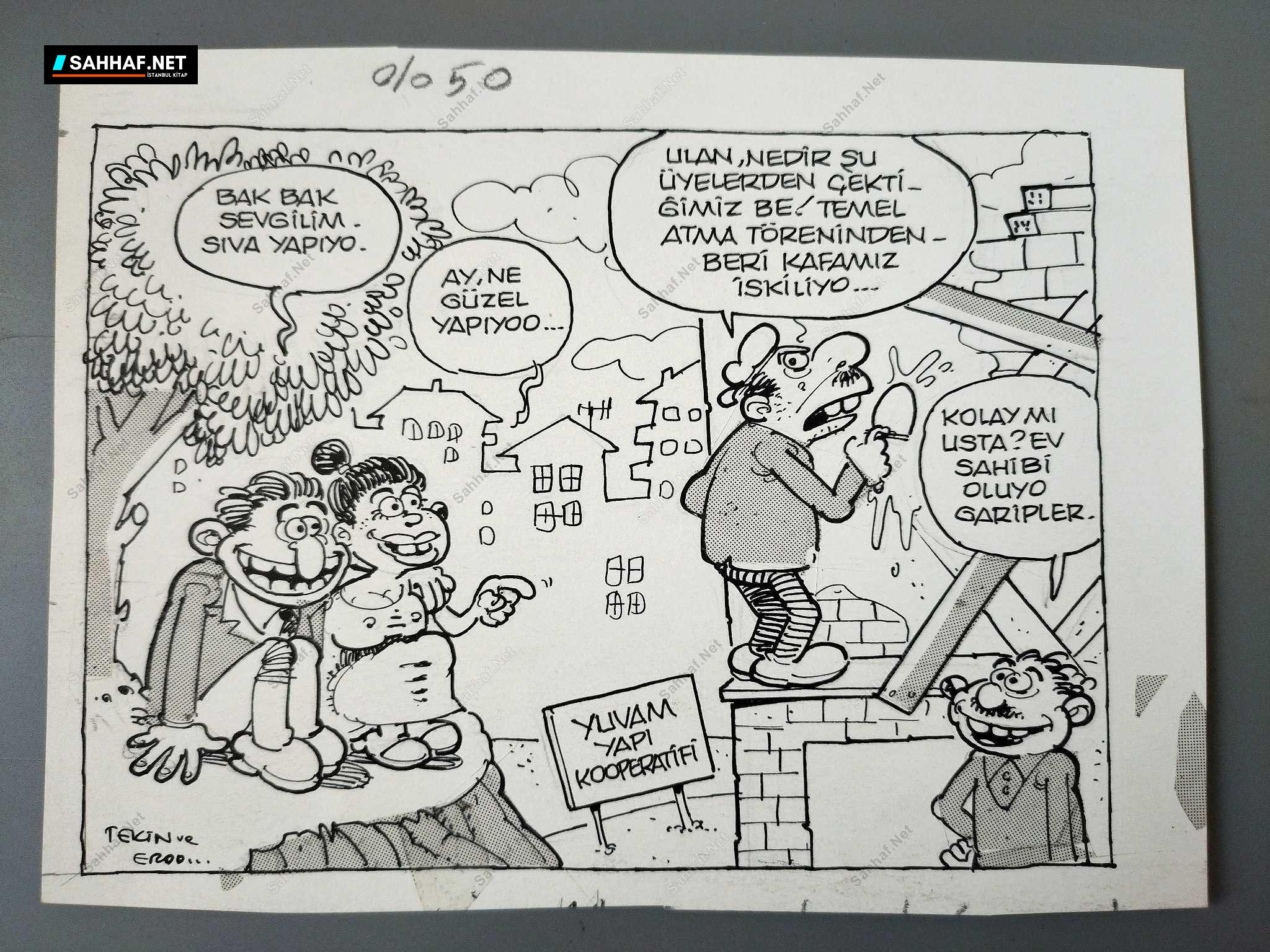 KOOPERATİF KONULU ORİJİNAL KARİKATÜR 1 KOOPERATİF KONULU ORİJİNAL KARİKATÜR