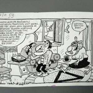 İSTİHBARAT KONULU ORİJİNAL KARİKATÜR
