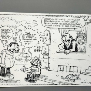 TERBİYE KONULU ORİJİNAL KARİKATÜR