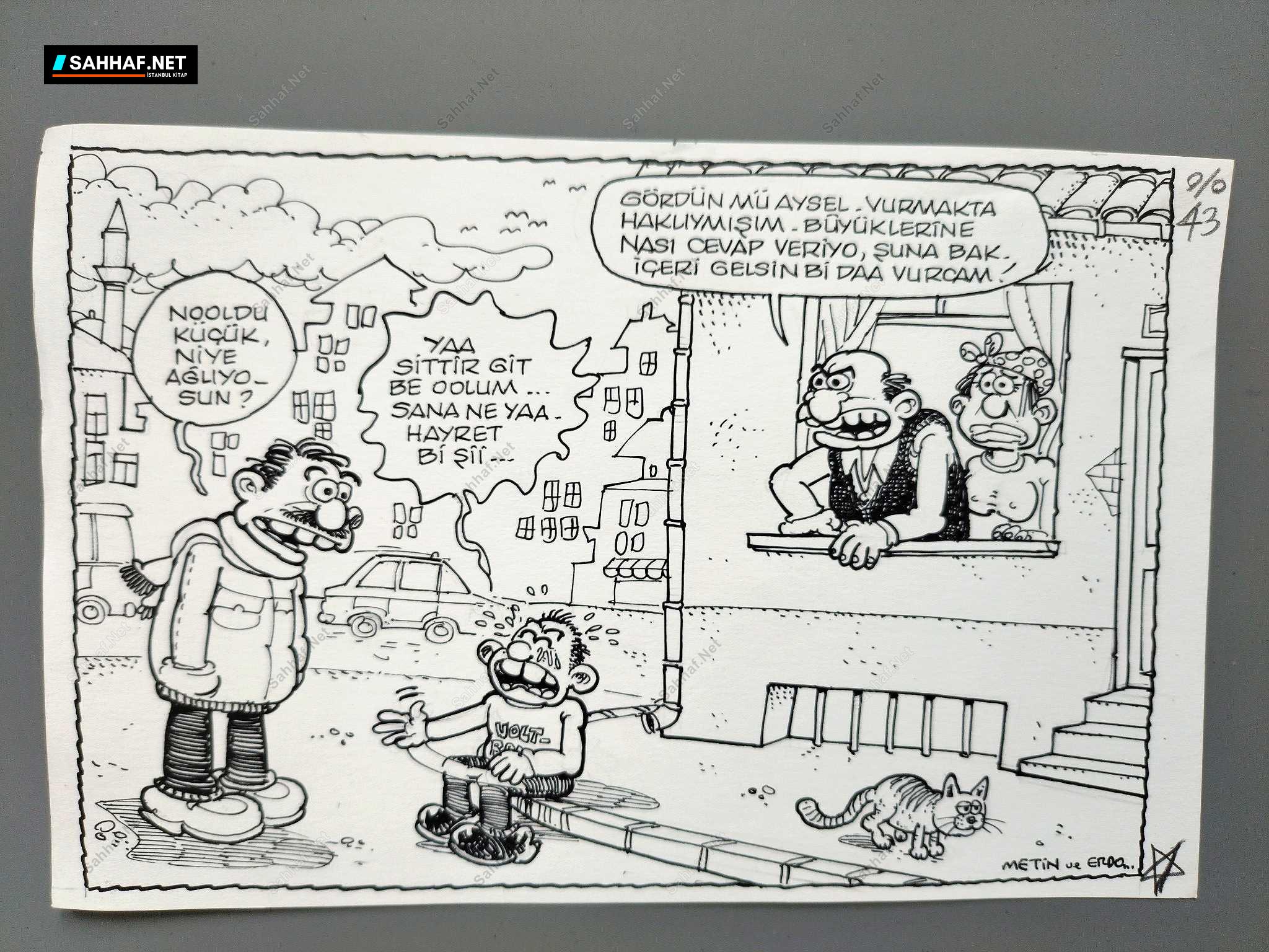 TERBİYE KONULU ORİJİNAL KARİKATÜR 1 TERBİYE KONULU ORİJİNAL KARİKATÜR