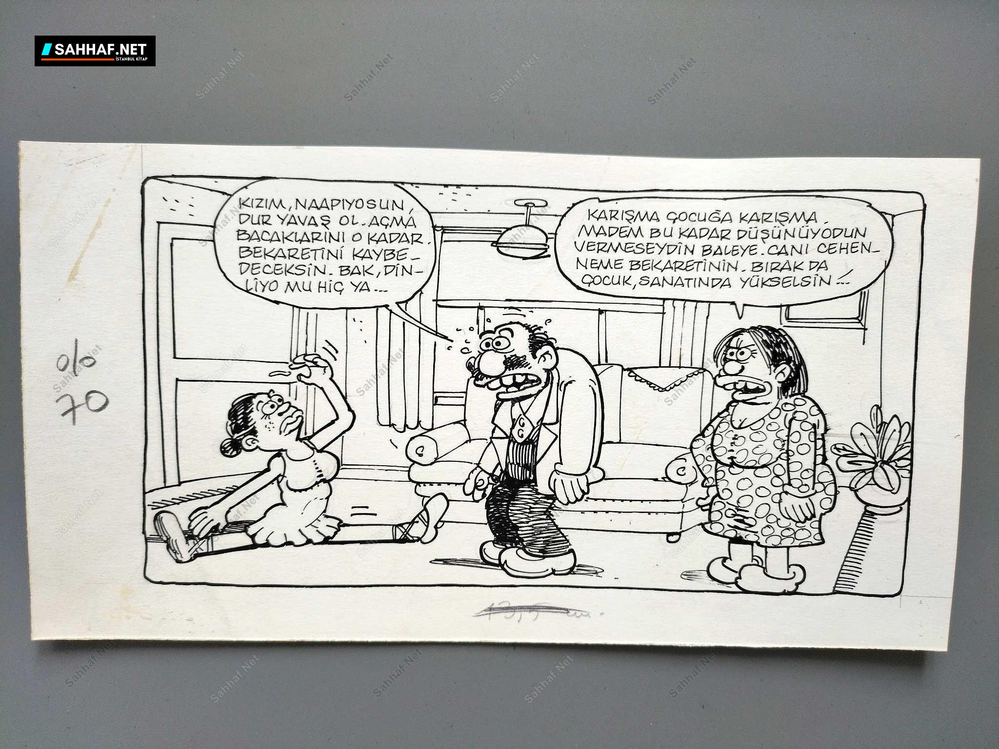BALE, BEKARET KONULU ORİJİNAL KARİKATÜR 1 BALE, BEKARET KONULU ORİJİNAL KARİKATÜR