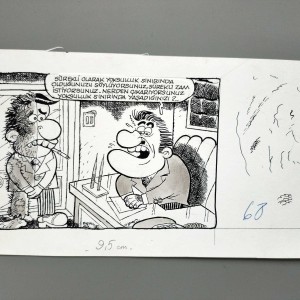 YOKSULLUK SINIRI KONULU ORİJİNAL KARİKATÜR