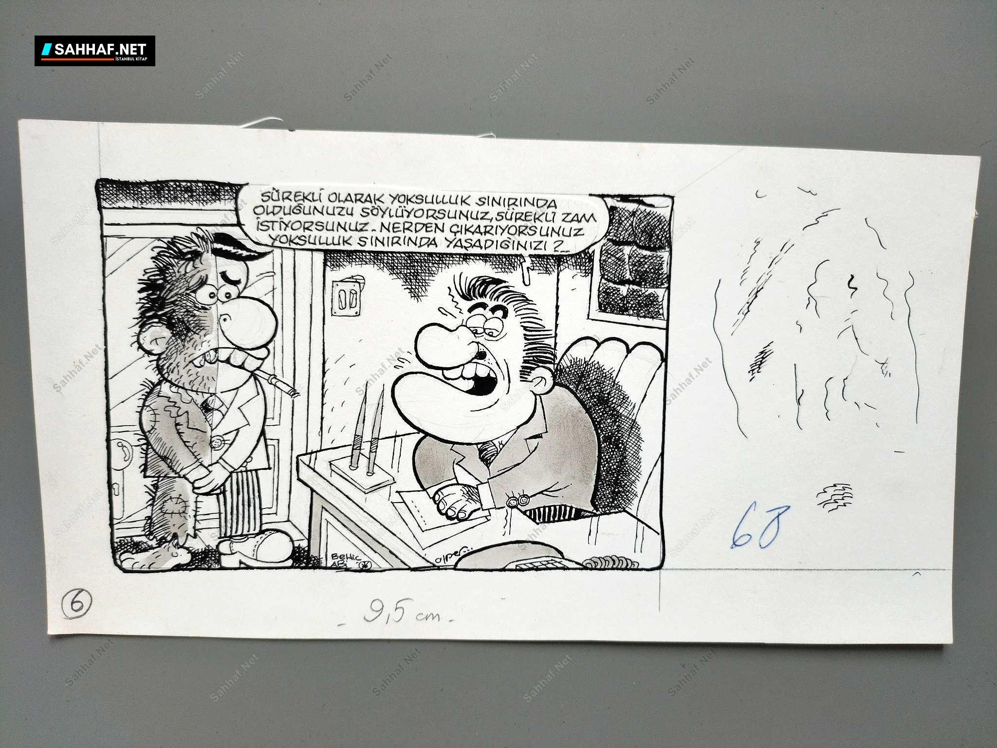 YOKSULLUK SINIRI KONULU ORİJİNAL KARİKATÜR 1 YOKSULLUK SINIRI KONULU ORİJİNAL KARİKATÜR