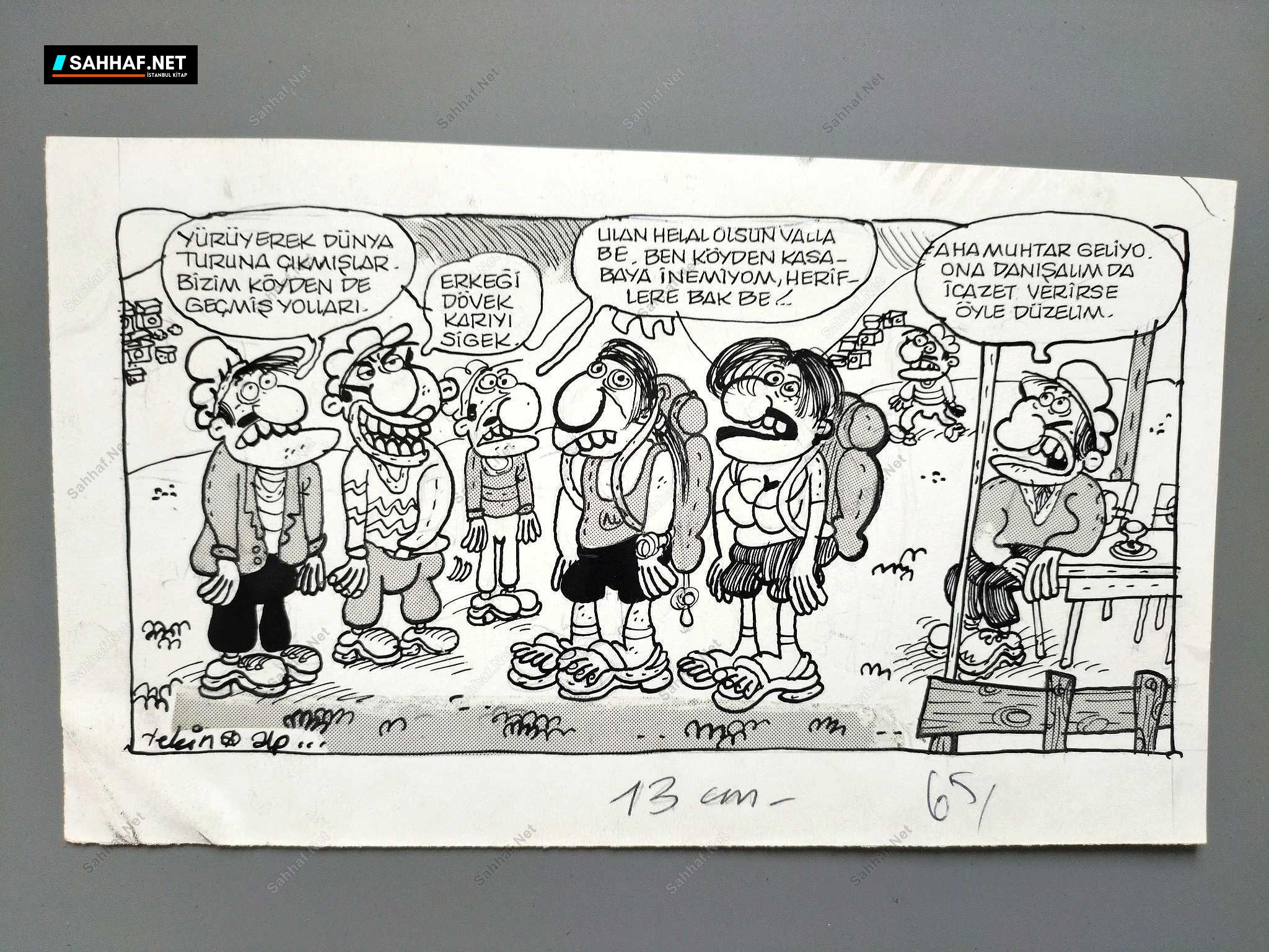 TURİST KONULU ORİJİNAL KARİKATÜR 1 TURİST KONULU ORİJİNAL KARİKATÜR
