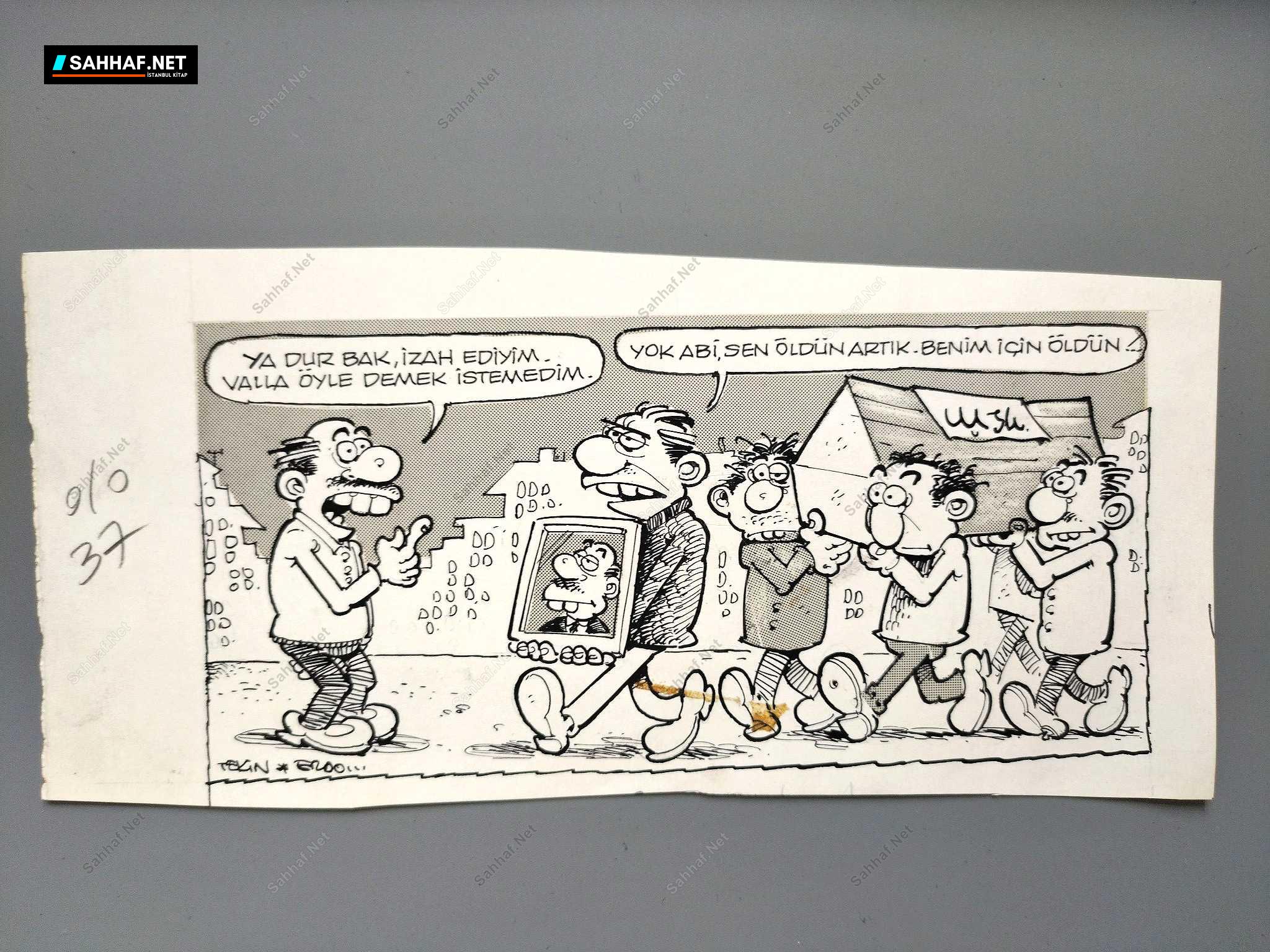 ARKADAŞLIK KONULU ORİJİNAL KARİKATÜR 1 ARKADAŞLIK KONULU ORİJİNAL KARİKATÜR