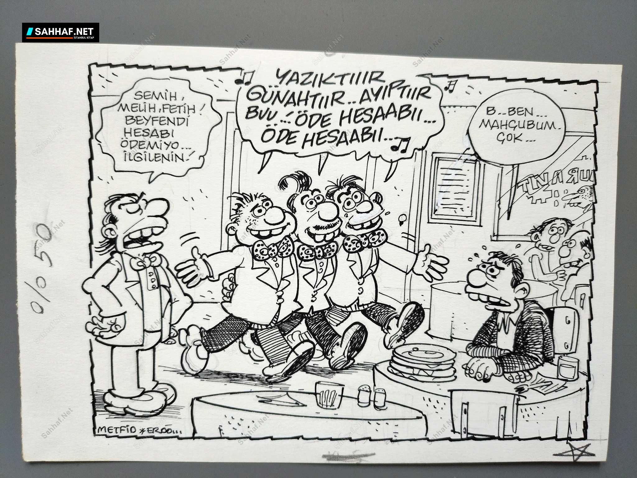 HESAP KONULU ORİJİNAL KARİKATÜR 1 HESAP KONULU ORİJİNAL KARİKATÜR