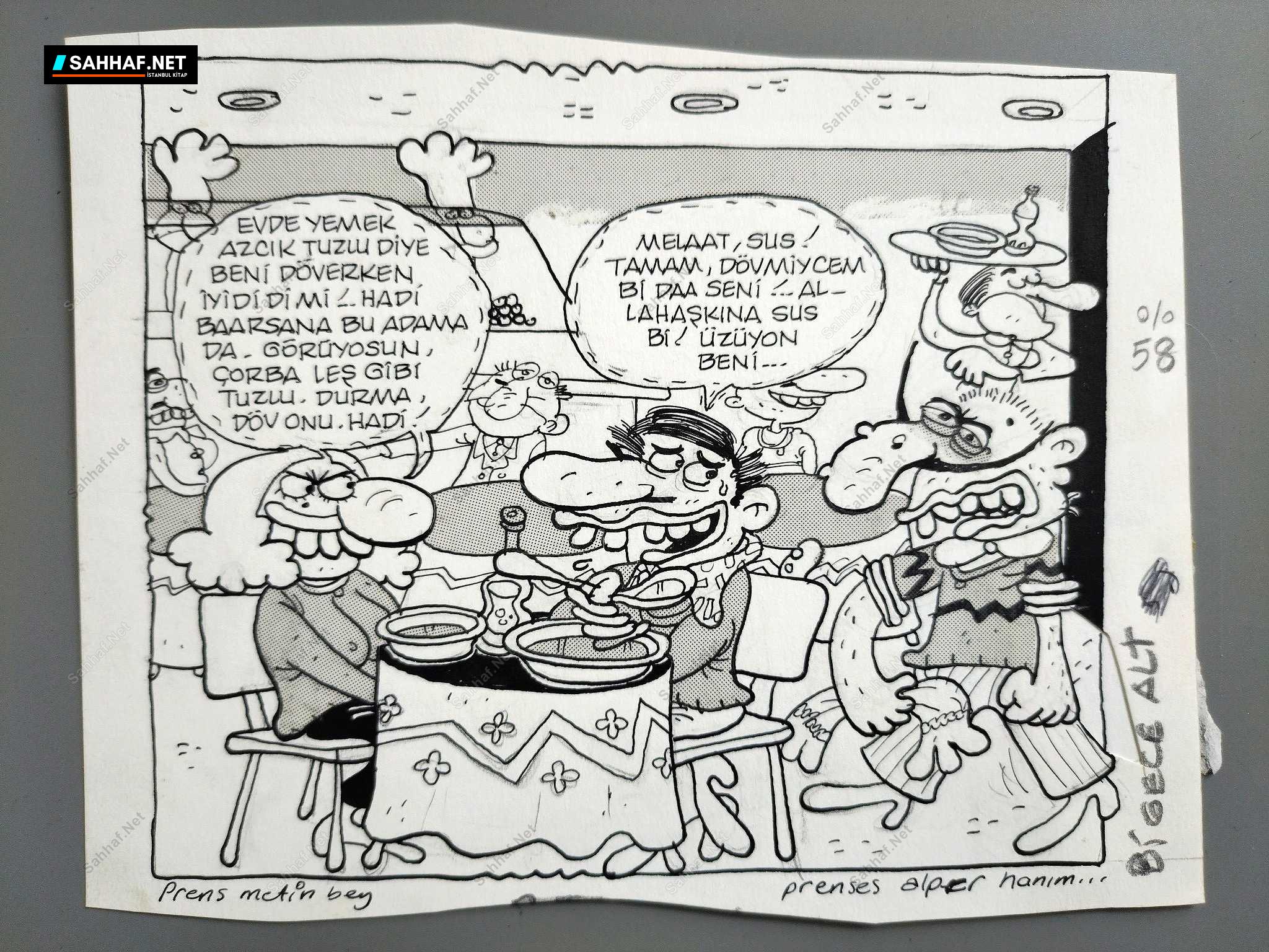 DAYAK KONULU ORİJİNAL KARİKATÜR 1 DAYAK KONULU ORİJİNAL KARİKATÜR